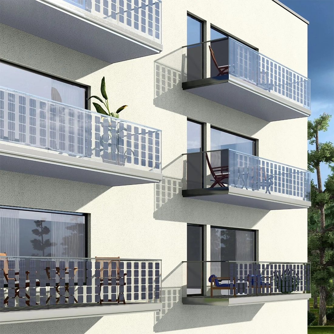 Geländersystem VISIOPLAN PV
