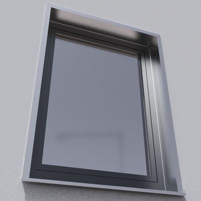 window frame made
            of aluminium COVER
        