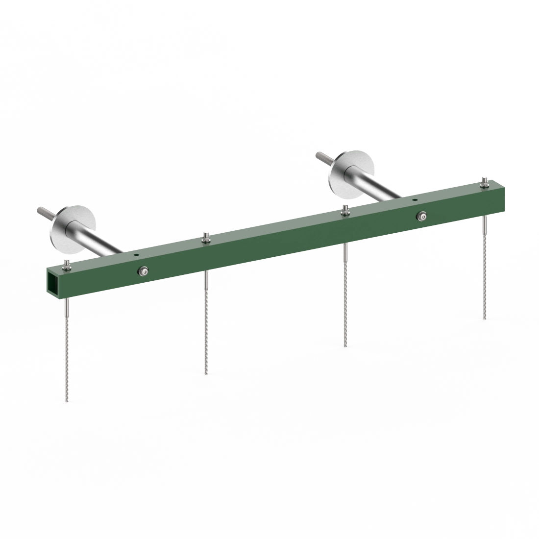 Bodengebundene Begrünung PLANT TERRA - Variante CLASSIC PLUS mit Tragrohr 