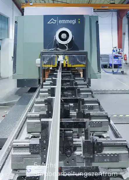 5-Achs Stabbearbeitungszentrum - Abel Metallsysteme