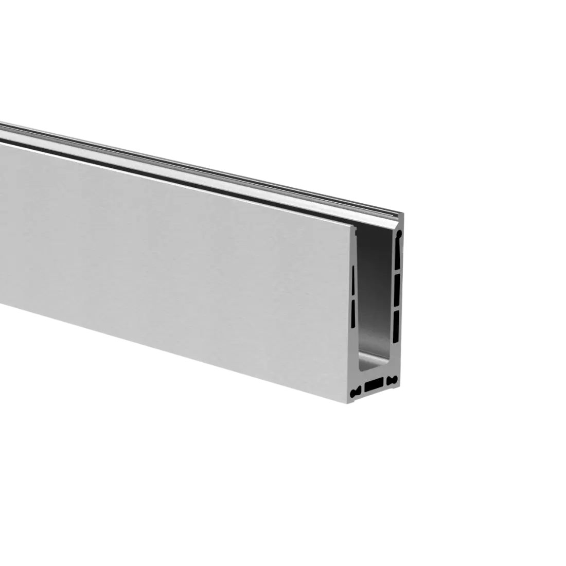 Ganzglasgeländer VISIOPLAN Classic 60 - Bodenmontage