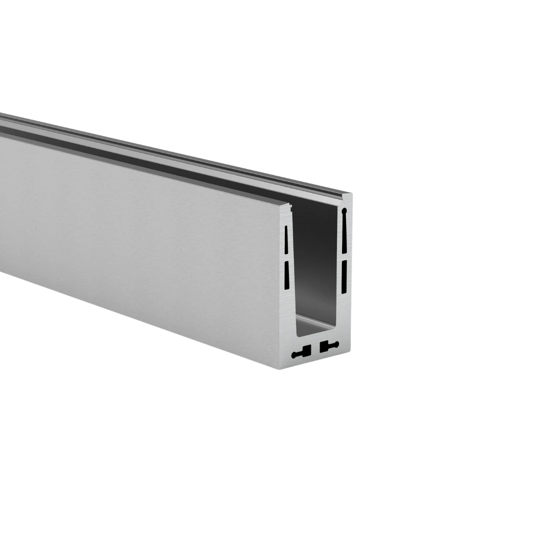 Ganzglasgeländer VISIOPLAN ULTRA 65 - Bodenmontage