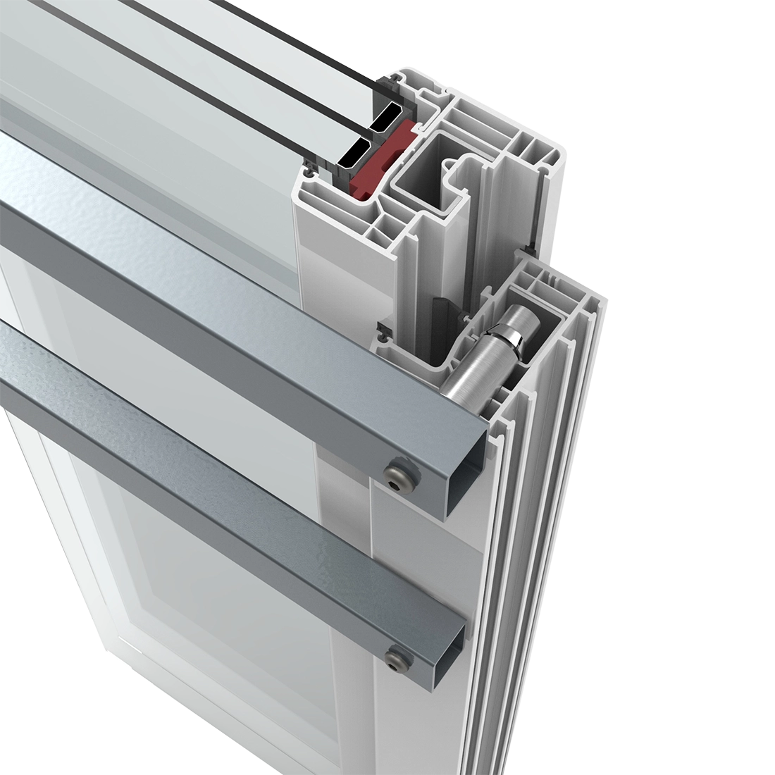 Stangenabsturzsicherung HASTA Vierkant Aluminium