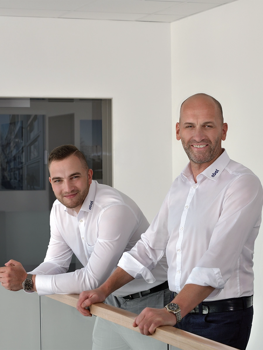 Klaus Peter Abel und Alexander Abel Geschäftsführer von Abel Metallsysteme 