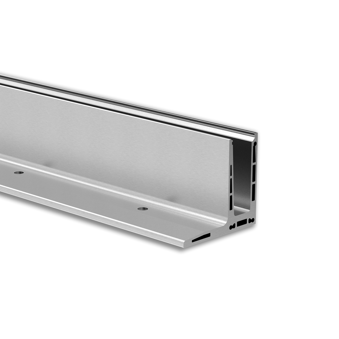 Ganzglasgeländer VISIOPLAN Classic 30 - Bodenmontage 