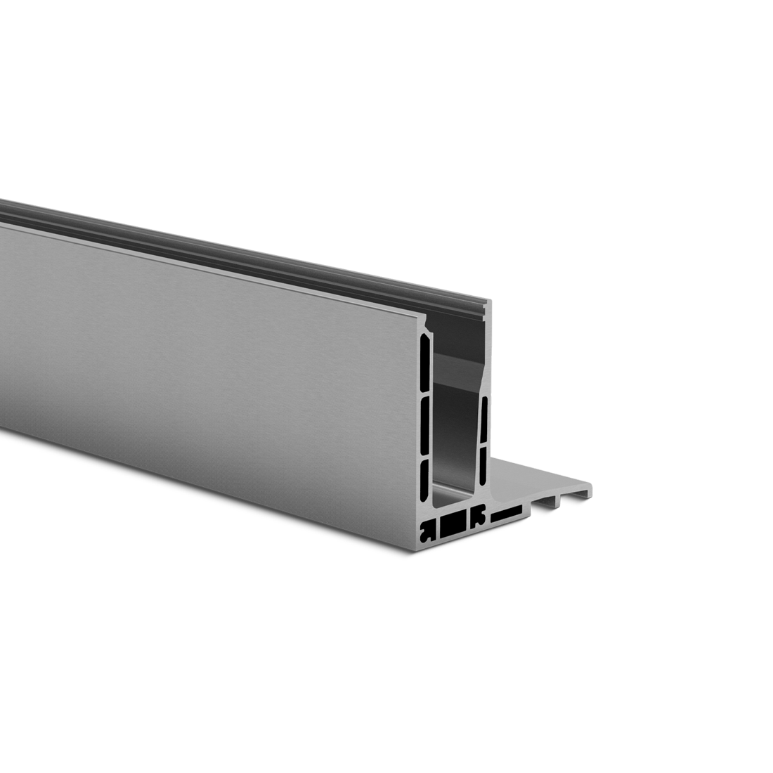 Ganzglasgeländer VISIOPLAN Light 32 - Bodenmontage 