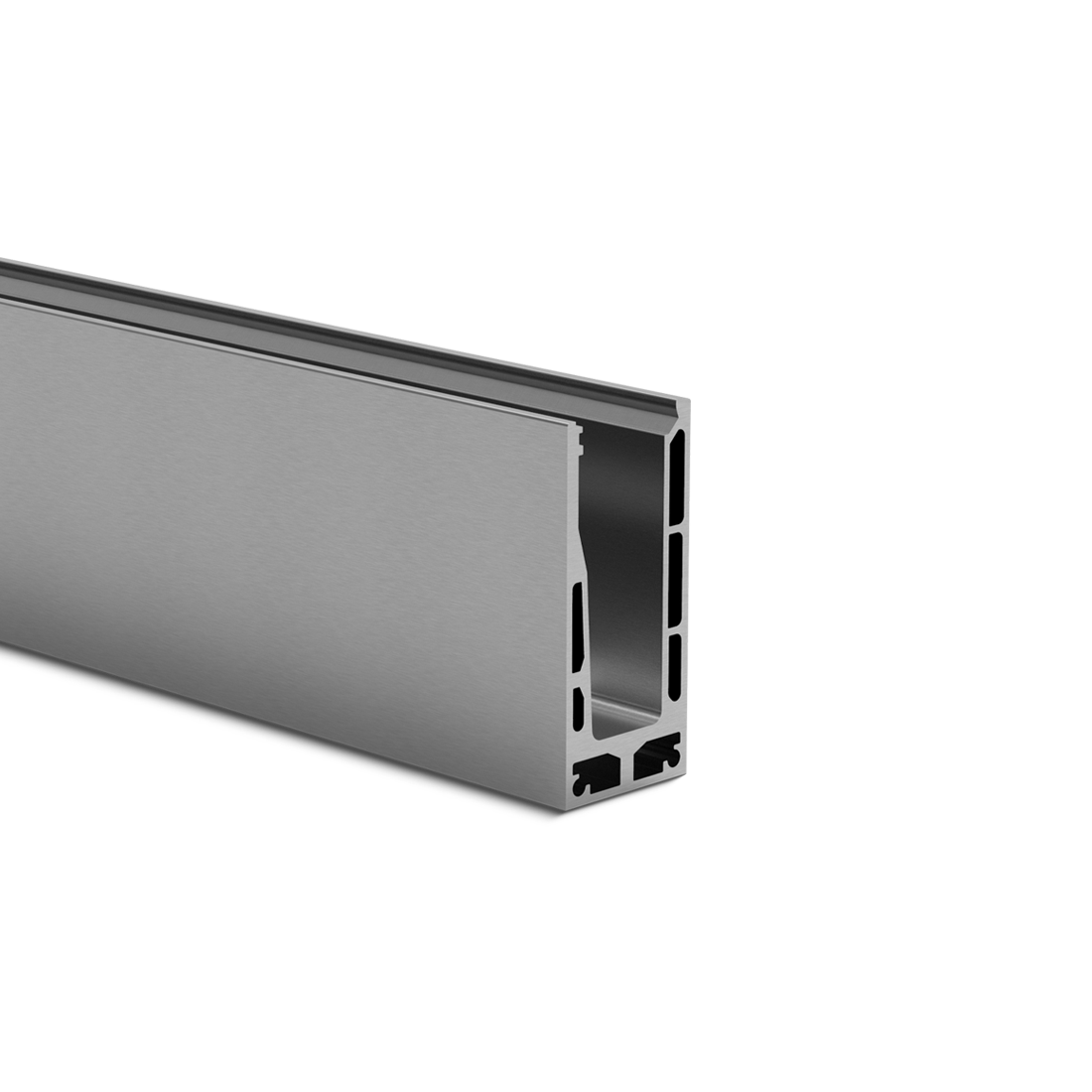 Ganzglasgeländer VISIOPLAN Light 62 - Bodenmontage 